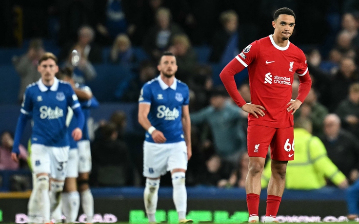 Thua Everton, hy vọng vô địch Ngoại hạng Anh của Liverpool tan dần