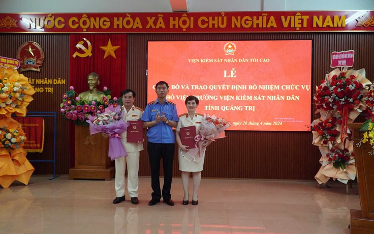 Quảng Trị có 2 tân Phó viện trưởng Viện KSND tỉnh