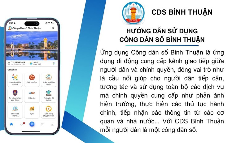 Bình Thuận triển khai ứng dụng công dân số