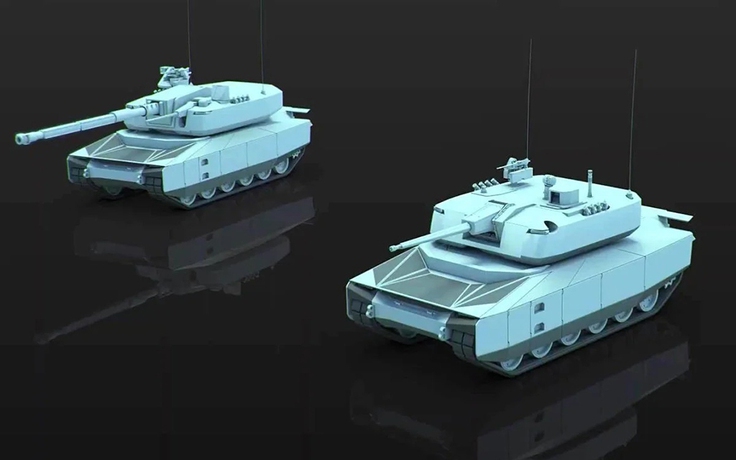 Đức - Pháp bắt tay phát triển xe tăng tích hợp AI