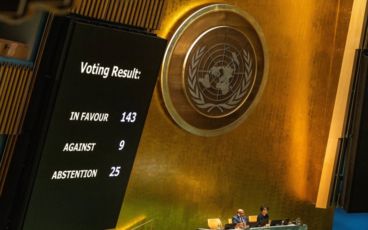 Đại hội đồng Liên Hiệp Quốc thông qua nghị quyết quan trọng về Palestine