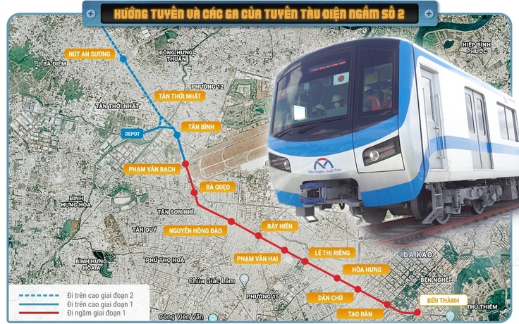 Metro số 2 tăng tốc