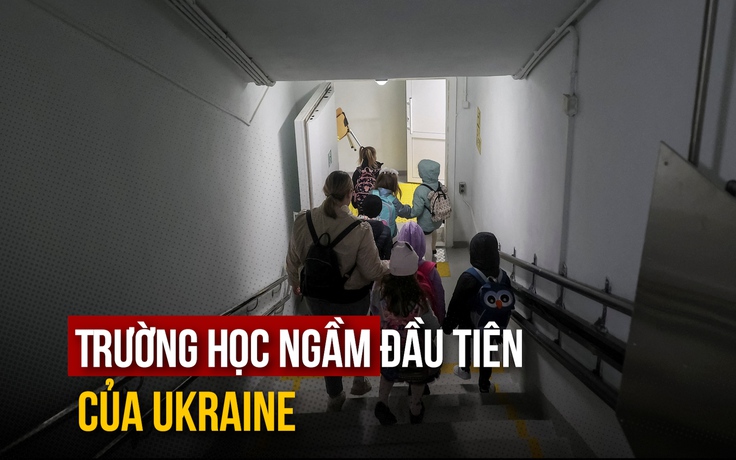 Chiến sự nóng bỏng, Kharkiv vẫn mở trường học ngầm đầu tiên đón học sinh