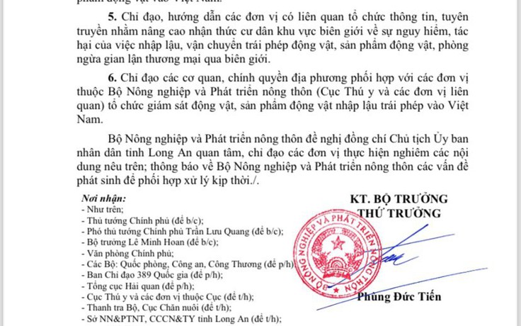 Cảnh báo ngăn chặn bột xương thịt từ vùng dịch bò điên nhập lậu vào Việt Nam