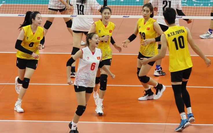 Đánh bại Singapore, bóng chuyền nữ Việt Nam tranh nhất bảng với Kazakhstan ở giải châu Á