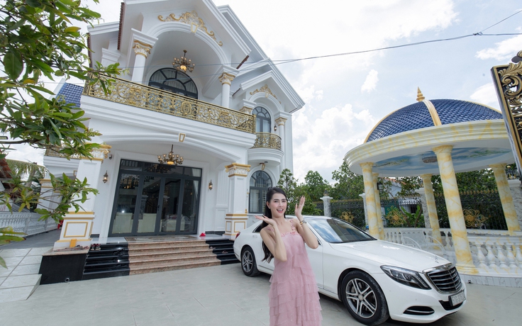 Hoa hậu Phan Thị Mơ xây biệt thự hơn 10 tỉ đồng tặng ba mẹ