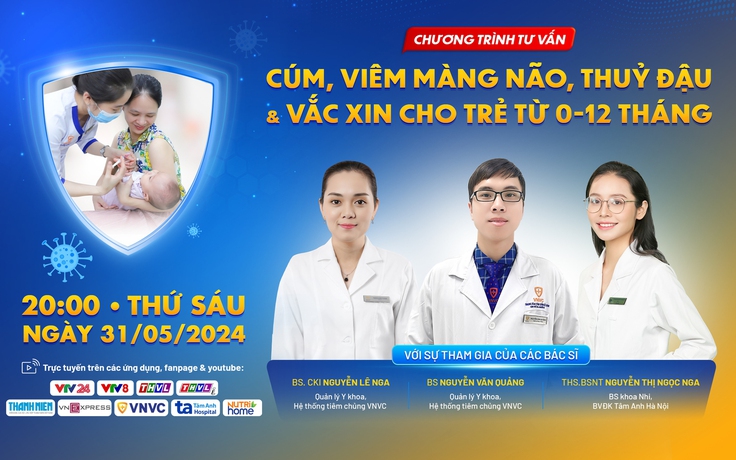 Tư vấn trực tuyến: Phòng cúm, viêm màng não ở trẻ nhỏ