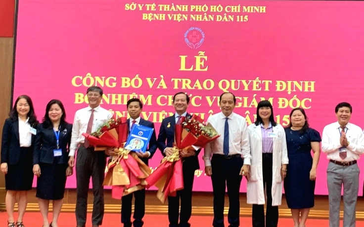 Bổ nhiệm bác sĩ Trần Văn Sóng làm Giám đốc Bệnh viện Nhân dân 115 TP.HCM