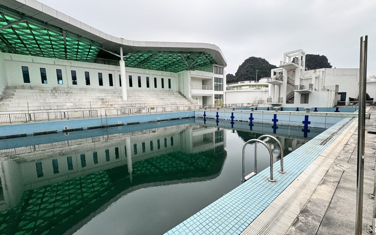 Quảng Ninh đã lên phương án sửa chữa bể bơi bị bỏ hoang do lỗi thiết kế
