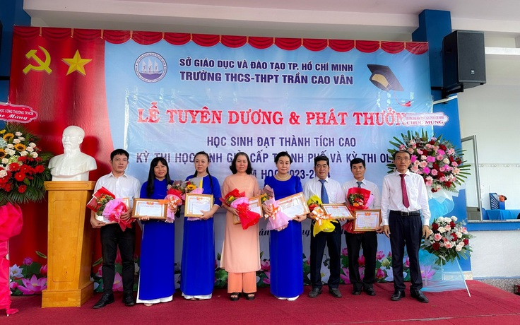 Trường Trần Cao Vân TP.HCM đạt kiểm định chất lượng giáo dục