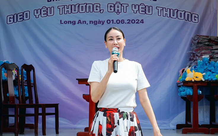 Hà Kiều Anh bất ngờ làm ca sĩ, hát phục vụ Ngày quốc tế thiếu nhi