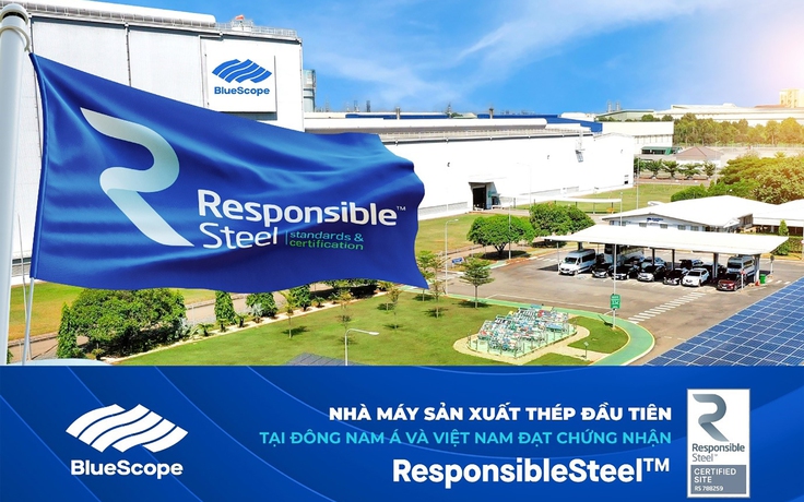 NS BlueScope Việt Nam ‘ấp ủ’ trở thành ‘người truyền lửa’ sản xuất thép có trách nhiệm