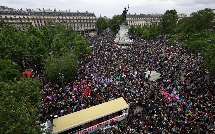 Biểu tình rầm rộ phản đối sự trỗi dậy của phe cực hữu ở Pháp