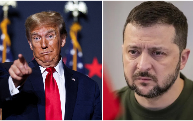 Ông Trump 'khen' Tổng thống Zelensky, dọa cắt viện trợ cho Ukraine nếu đắc cử