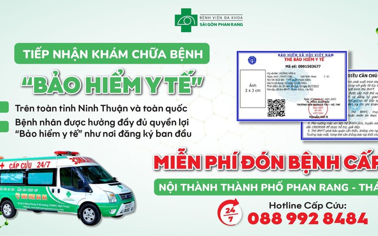 Tiếp nhận khám chữa bệnh BHYT trên toàn tỉnh Ninh Thuận và toàn quốc