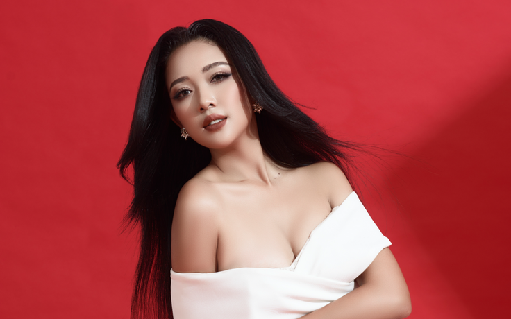 Người mẫu cao 1,8m gây sốt khi thi Miss Universe Vietnam 2024