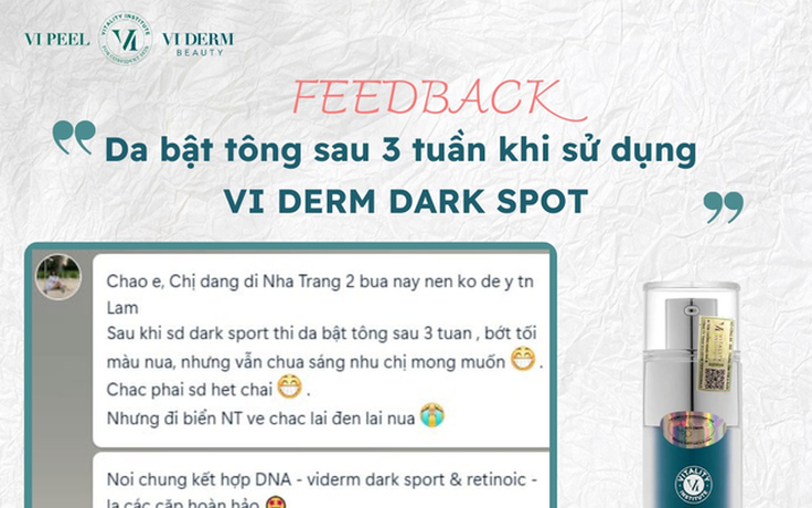 Review serum trị nám VI Derm Dark Spot Lifting Serum có hiệu quả tận gốc không?