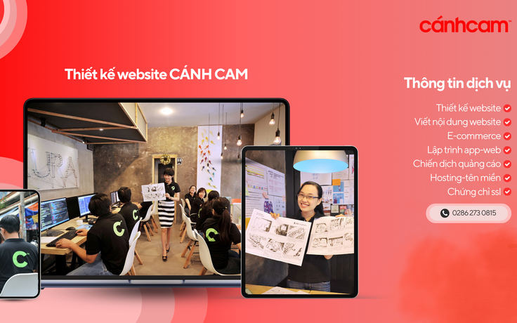 Cánh Cam Agency - Thiết kế website chuyên nghiệp, nâng tầm thương hiệu