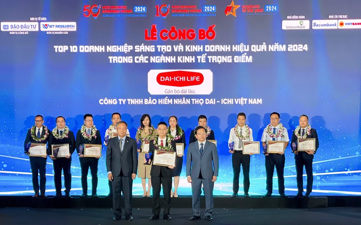 Dai-ichi Life Việt Nam vinh dự nhận hai giải thưởng lớn năm 2024