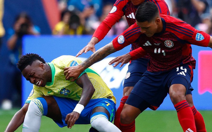 Copa America 2024: Vinicius và Rodrygo tịt ngòi, đội tuyển Brazil bị Costa Rica cầm chân
