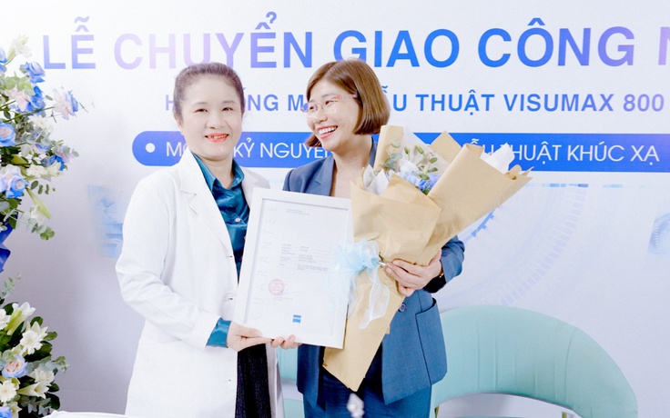 Visumax 800 và công nghệ SMILE Pro chính thức chuyển giao tại Bệnh viện quốc tế VINEYES