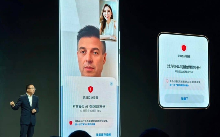 Smartphone Honor có thể dùng AI phát hiện deepfake, giảm cận thị
