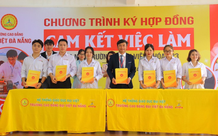 Cao đẳng Đại Việt Đà Nẵng cam kết đảm bảo 100% việc làm với từng sinh viên
