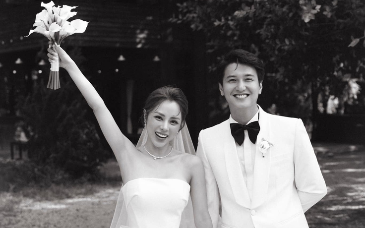 Huỳnh Anh tung ảnh cưới với MC Bạch Lan Phương