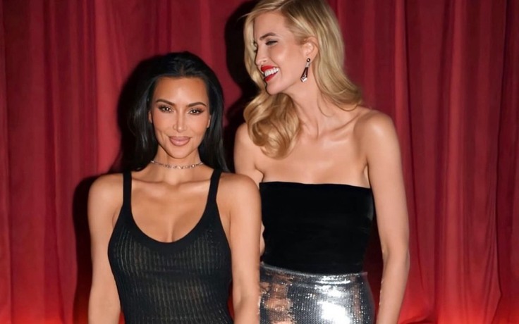 Kim Kardashian thân thiết với con gái cựu tổng thống Donald Trump