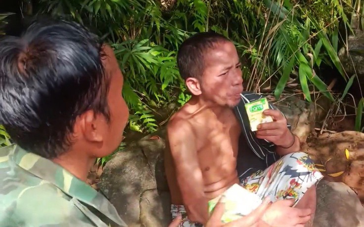 Người đàn ông đi lạc trong rừng Quảng Nam suốt 4 ngày chỉ uống nước cầm hơi
