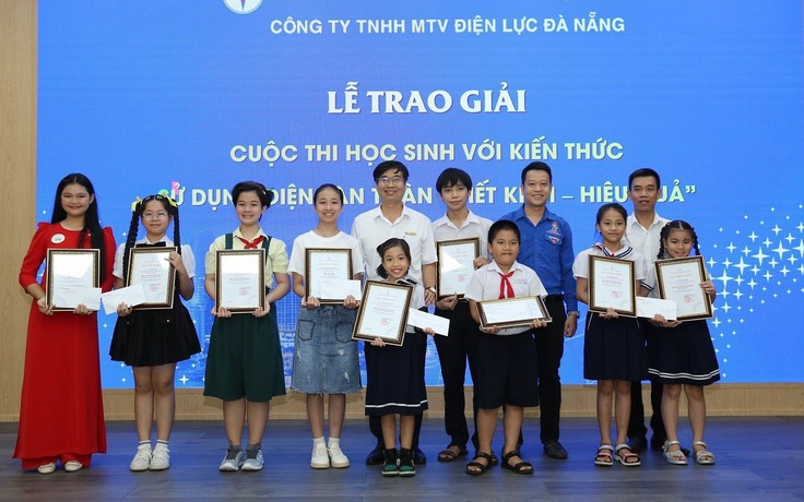 PC Đà Nẵng trao giải ‘Học sinh với kiến thức sử dụng điện an toàn, tiết kiệm’