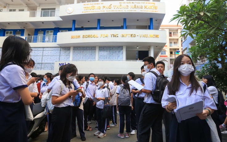 Ngày mai, Trường Phổ thông Năng khiếu công bố điểm thi, điểm chuẩn lớp 10