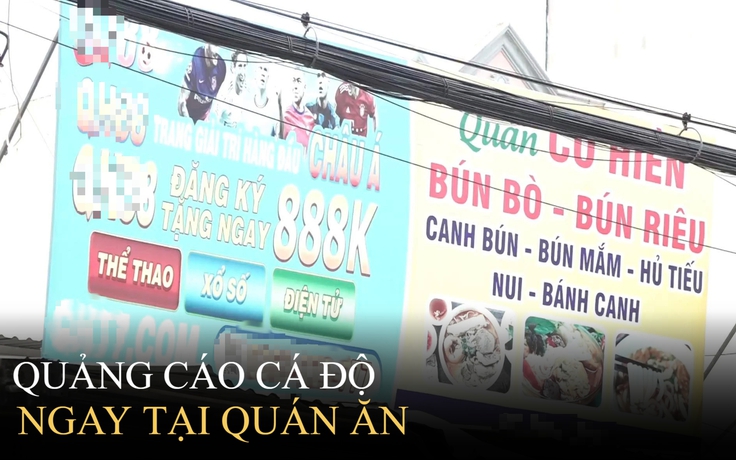 Đến cả quán ăn cũng quảng cáo cá độ, tiềm ẩn hệ lụy giữa mùa Euro