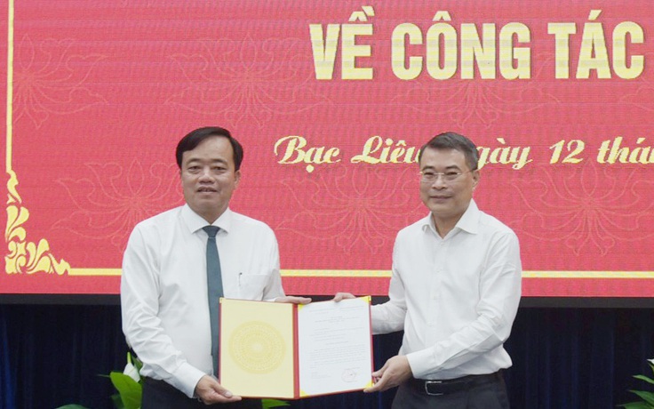 Chủ tịch UBND tỉnh Cà Mau được điều động giữ chức Phó bí thư Tỉnh ủy Bạc Liêu