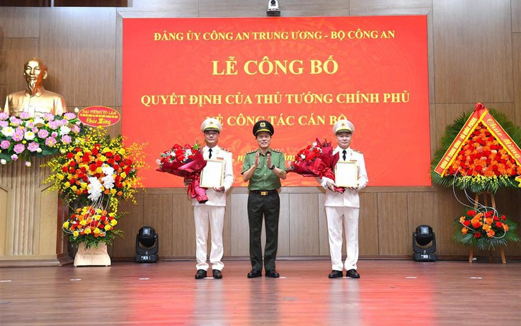 Bộ Công an có 2 tân thứ trưởng