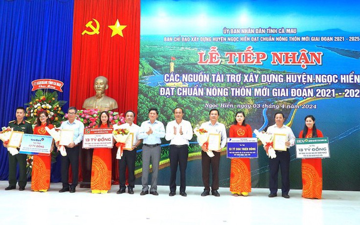 Cà Mau: H.Ngọc Hiển kiến nghị hỗ trợ trên 387 tỉ đồng xây dựng nông thôn mới