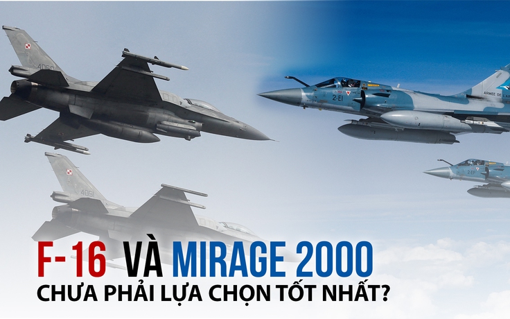F-16, Mirage 2000 chưa phải là lựa chọn chiến đấu cơ tốt cho Ukraine?