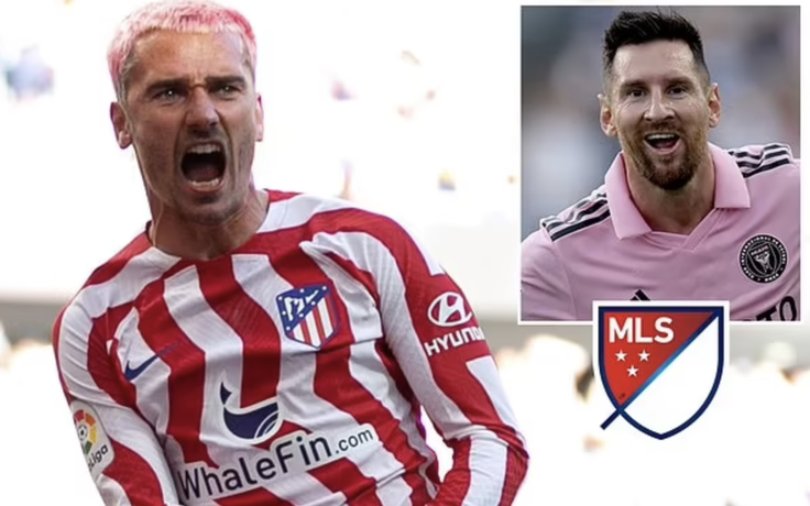 Messi gặp đối thủ cực khủng tại MLS khi Los Angeles FC sắp chiêu mộ Antoine Griezmann