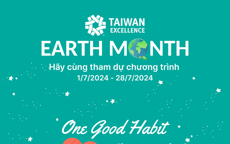 Taiwan Excellence phát động chiến dịch góp thói quen lành mạnh bảo vệ môi trường