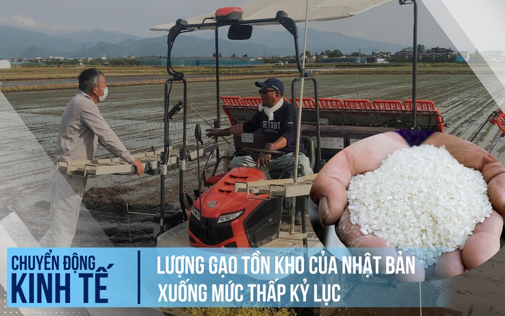 Vì sao tồn kho gạo Nhật Bản xuống mức thấp kỷ lục?