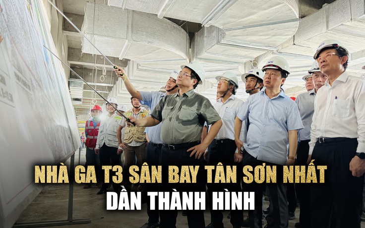 Thủ tướng kiểm tra nhà ga T3 sân bay Tân Sơn Nhất