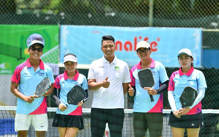 Nhà vô địch giải pickleball Thanh Niên thắng lớn ở giải pickleball TP.HCM 2024