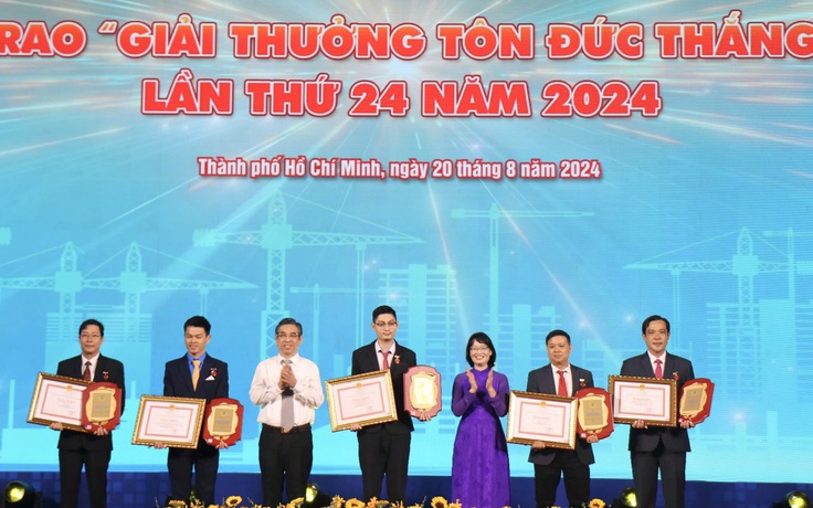 15 cá nhân xuất sắc nhận giải thưởng Tôn Đức Thắng năm 2024