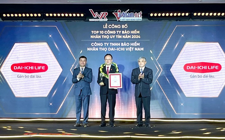 Dai-ichi Life Việt Nam đạt ‘Top 10 Công ty Bảo hiểm Nhân thọ uy tín năm 2024’