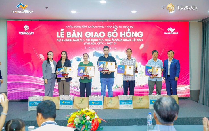 Tập đoàn Thắng Lợi chính thức bàn giao sổ hồng dự án The Sol City