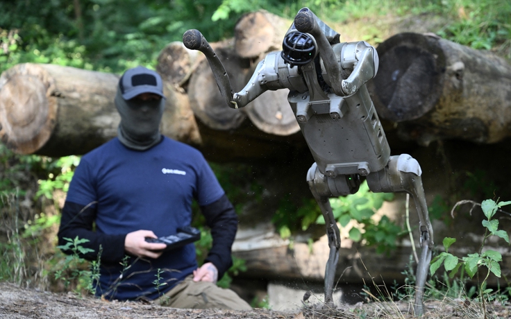 Ukraine sắp triển khai đội quân chó robot trên tiền tuyến