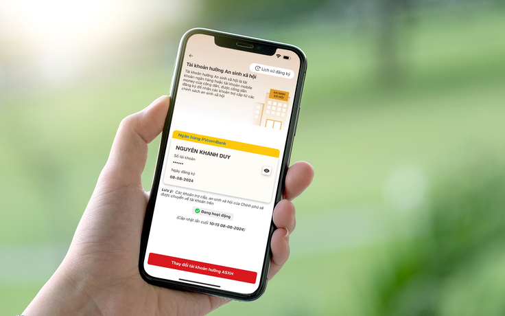 PVcomBank triển khai thành công liên kết tài khoản nhận an sinh xã hội trên VNeID