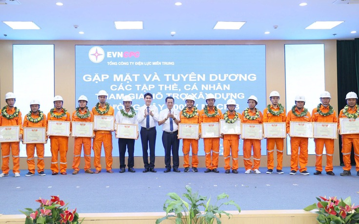 EVNCPC khen thưởng 47 tập thể, cá nhân tham gia thi công đường dây 500kV mạch 3