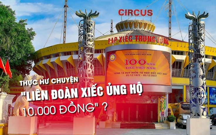 Liên đoàn Xiếc Việt Nam bức xúc thông tin 'ủng hộ 10.000 đồng cho đồng bào vùng lũ'