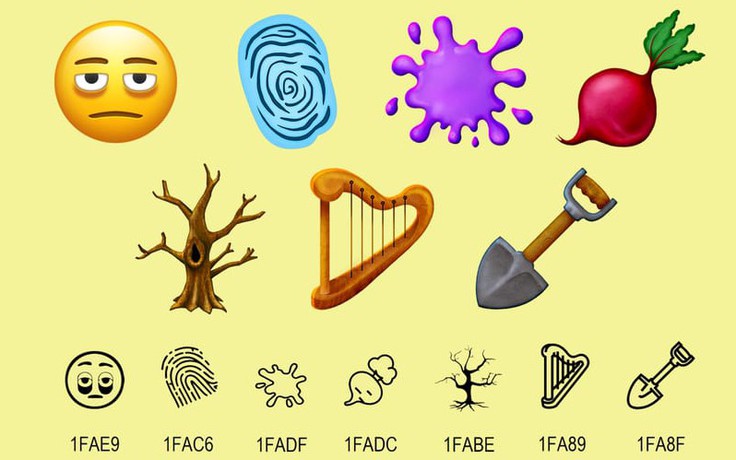 Unicode cập nhật phiên bản 16.0, bổ sung emoji 'khuôn mặt với quầng thâm mắt'